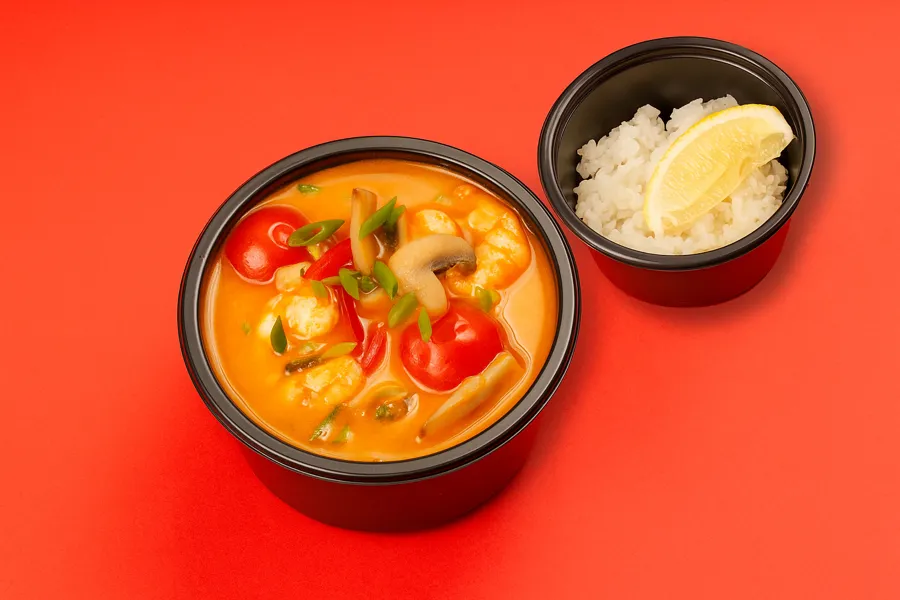 Том Ям с креветками